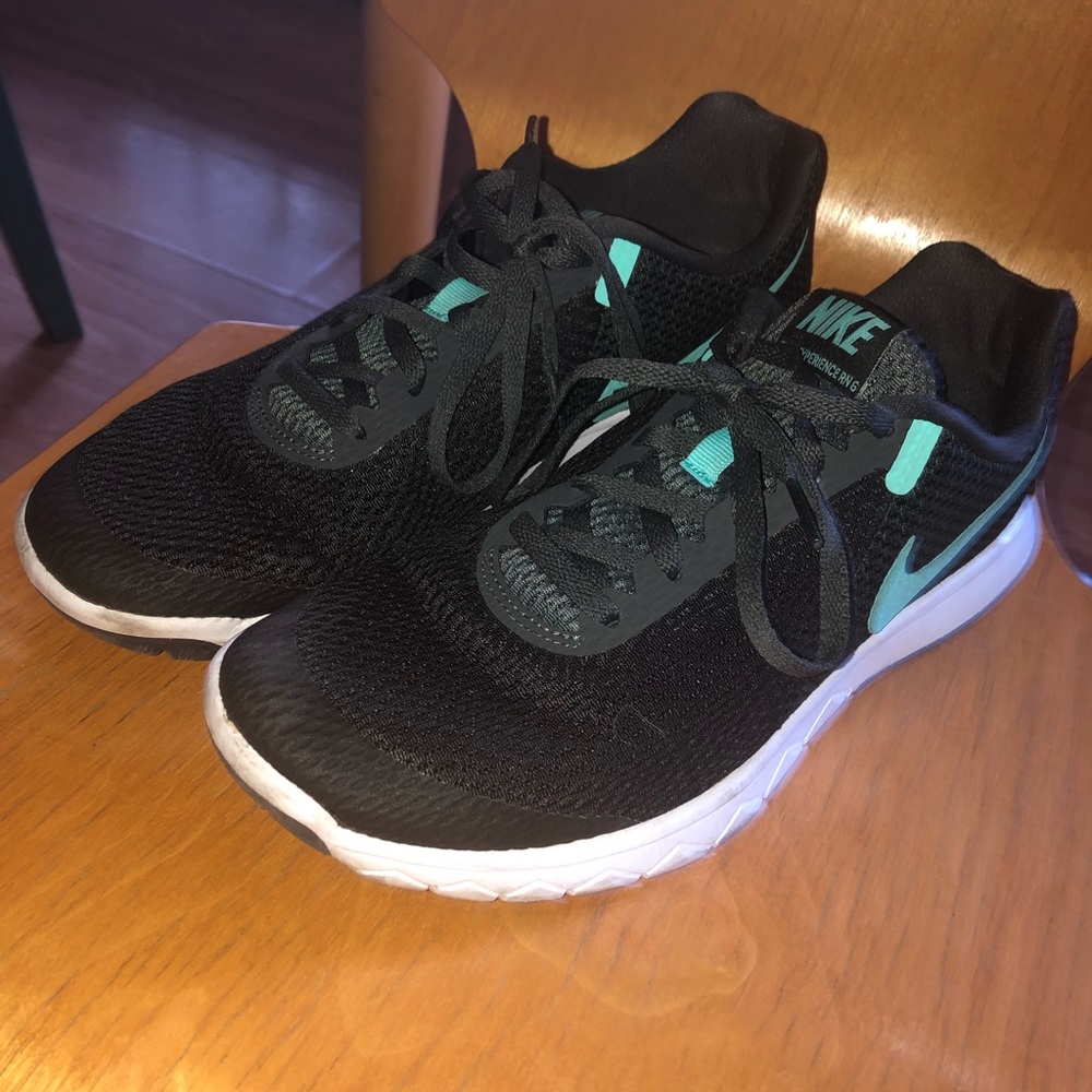 Dark Gray & Light Blue Nike’s